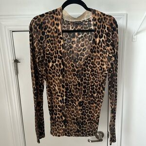 Express leopard sweater. Size medium.
